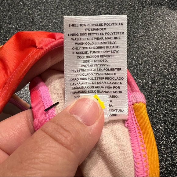 4/$20 NWT art class Girl's Swim Bikini - Pink, Orange, Yellow - Picture 6 of 6